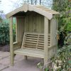 Cottage 2-seater panelled arbour 2