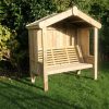 Cottage 3-seater panelled arbour 1