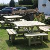 8-seater square picnic table 2