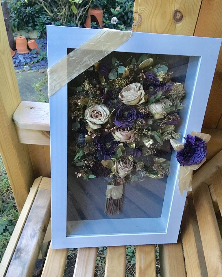 Preserved Flowers in Boxed Frame • Flower Gardens Leeds ¦ Florist in