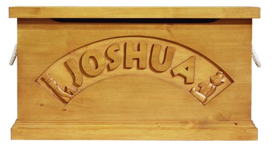Wooden Toy Chest And Personalised