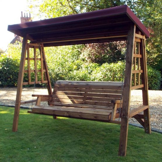 3 Seater Garden Bench Swing Furniture Rattan Covers Waterproof Weather Resistant 