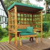 wentworth 2 seat green arbour
