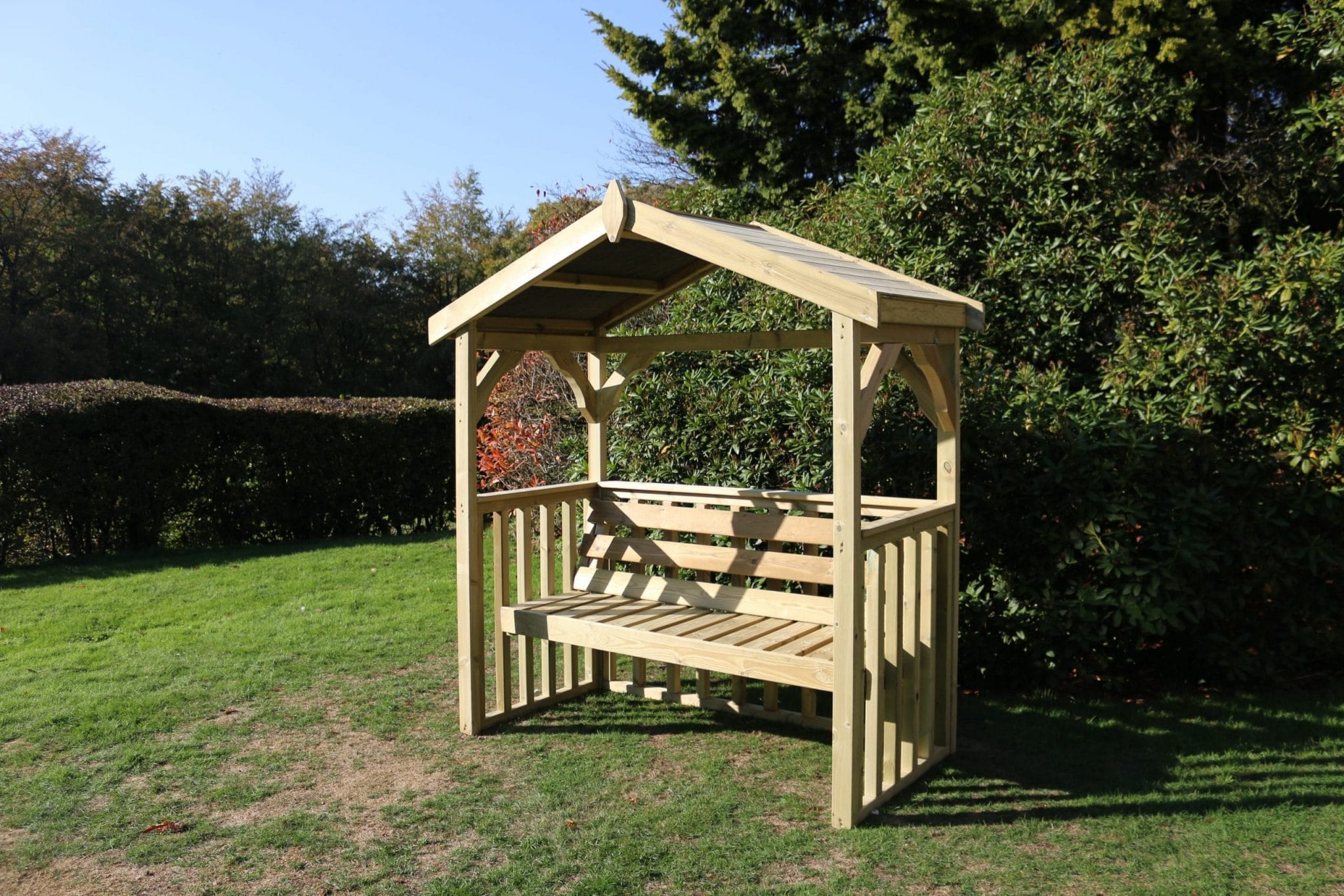 Anastasia Garden Arbour 3 Seater (AA102) • Flower Gardens Leeds