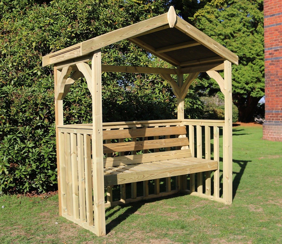 Anastasia Garden Arbour 3 Seater (AA102) • Flower Gardens Leeds