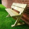ashcombe garden wooden bench