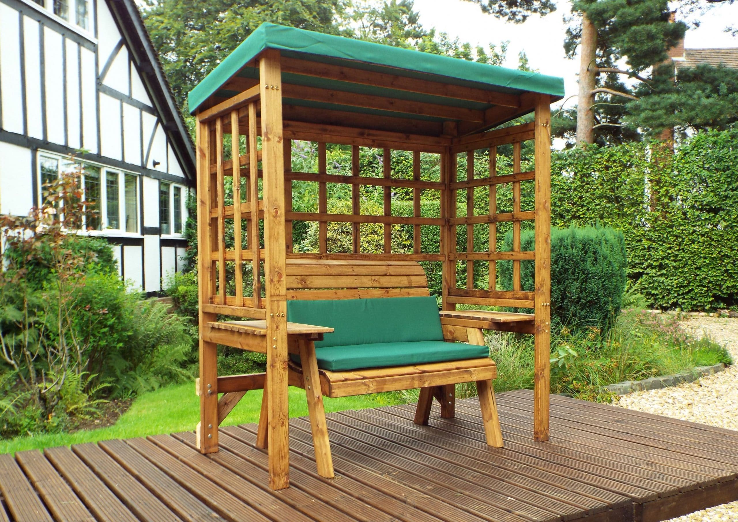 Charles Taylor wentworth garden arbour 2 seater outdoor furniture green