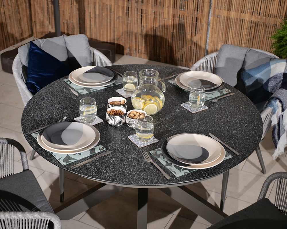 Aspen 4 seater table by Royalcraft Flower Gardens Leeds